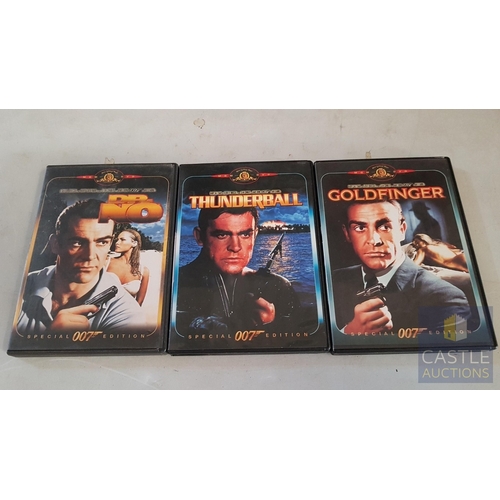 352 - Collection of 26x James Bond 007 DVD Movies, Inc Sean Connery, Roger Moore, Pierce Brosnan, Daniel C... 