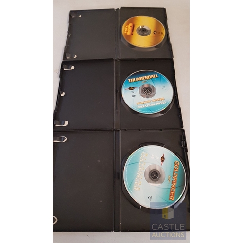 352 - Collection of 26x James Bond 007 DVD Movies, Inc Sean Connery, Roger Moore, Pierce Brosnan, Daniel C... 