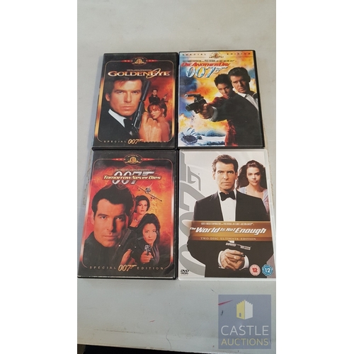 352 - Collection of 26x James Bond 007 DVD Movies, Inc Sean Connery, Roger Moore, Pierce Brosnan, Daniel C... 