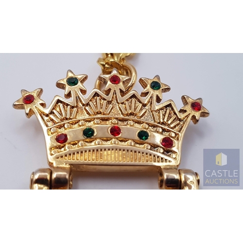 353 - Masonic Rose Croix 30th Degree Collar Jewel, Collectible Regalia Designed for Ceremonial Wear and Re... 
