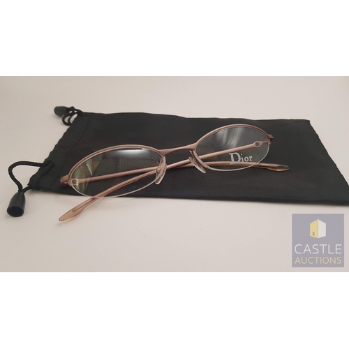 354A - CHRISTIAN DIOR Frame for Prescription Glasses, CD 3628 HJ1 135 with Fabric Case, (2)