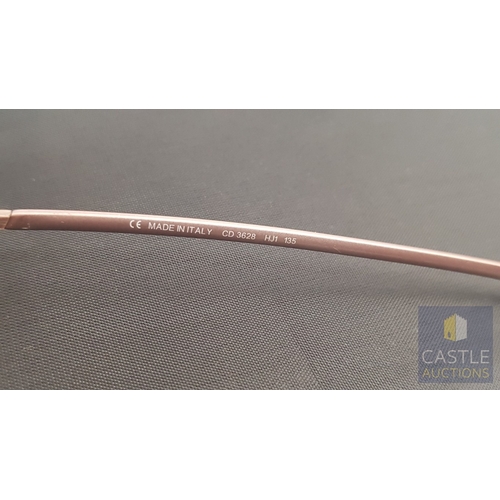 354A - CHRISTIAN DIOR Frame for Prescription Glasses, CD 3628 HJ1 135 with Fabric Case, (2)