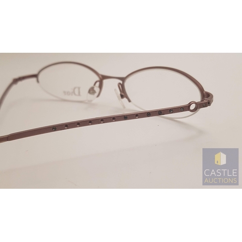 354A - CHRISTIAN DIOR Frame for Prescription Glasses, CD 3628 HJ1 135 with Fabric Case, (2)
