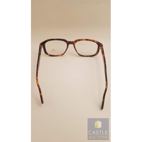 354B - RODENSTOCK 'Tortoiseshell' Frame for Prescription Glasses, R7135 A 140, Made in Germany with Fabric ... 