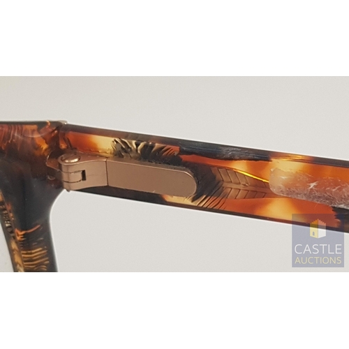 354B - RODENSTOCK 'Tortoiseshell' Frame for Prescription Glasses, R7135 A 140, Made in Germany with Fabric ... 