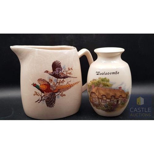 358 - Vintage Porcelain Tableware; West Highland Pottery- Dunoon- Jug/Pitcher (Approx. H: 12cm) and Countr... 