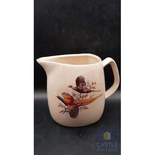 358 - Vintage Porcelain Tableware; West Highland Pottery- Dunoon- Jug/Pitcher (Approx. H: 12cm) and Countr... 