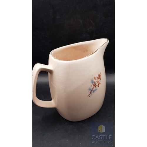 358 - Vintage Porcelain Tableware; West Highland Pottery- Dunoon- Jug/Pitcher (Approx. H: 12cm) and Countr... 