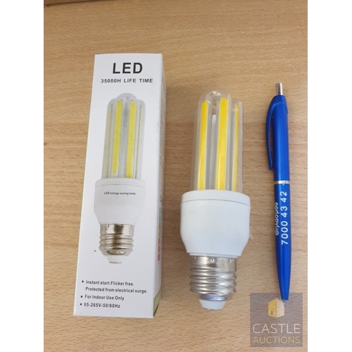 369 - Approx 30 x 9Watt E27 Screw Thread LED Bulbs.
Unused In Original Boxes.