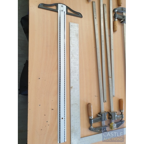 99 - 5 X Large 70cm Woodwork Clamps.