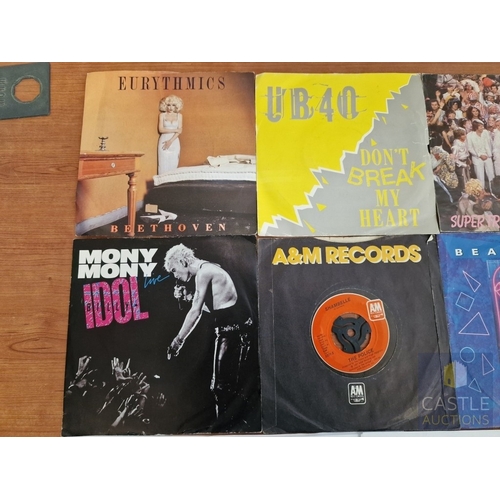 15A - Collection of Assorted 45rpm Single Vinyl Records (see multiple catalogue photos)