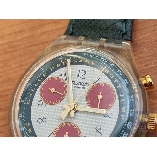 33 - 2 x Gent's SWATCH Wrist Watches (Running When Lotted), (2)