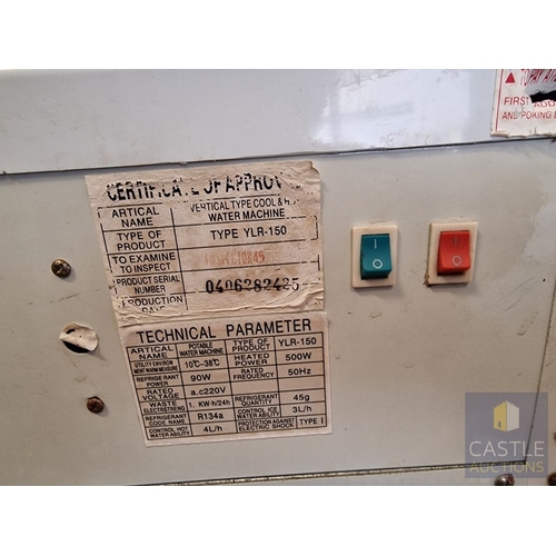 35 - 'CoolAir' Hot & Cold Water Dispenser, Together with 2 x Bottles, (Untested)