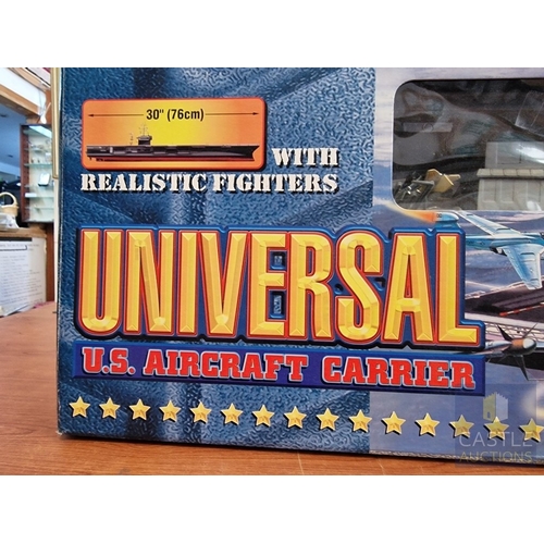 39 - 'Universal' US Aircraft Carrier Toy / Model, Together with 'Top R/C' Rolling Twister Radio Controlle... 