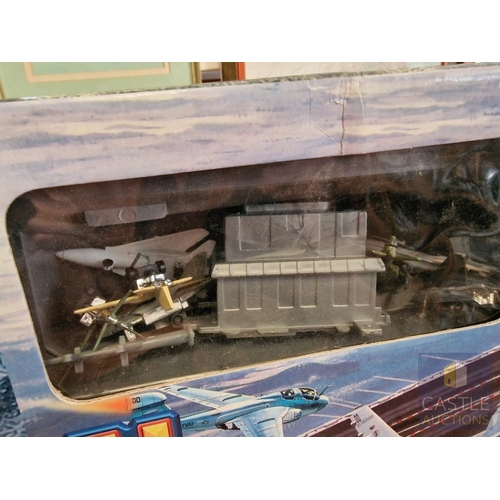 39 - 'Universal' US Aircraft Carrier Toy / Model, Together with 'Top R/C' Rolling Twister Radio Controlle... 