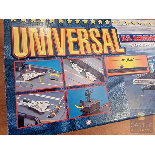 39 - 'Universal' US Aircraft Carrier Toy / Model, Together with 'Top R/C' Rolling Twister Radio Controlle... 