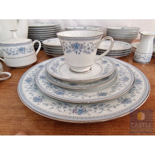 59 - Large Collection of Noritake 'Blue Hill' Tableware; Dinner & Tea Service, with Qty of Plates, Bowls,... 