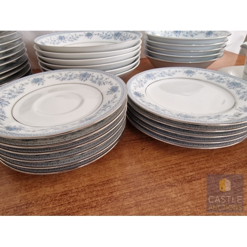 59 - Large Collection of Noritake 'Blue Hill' Tableware; Dinner & Tea Service, with Qty of Plates, Bowls,... 