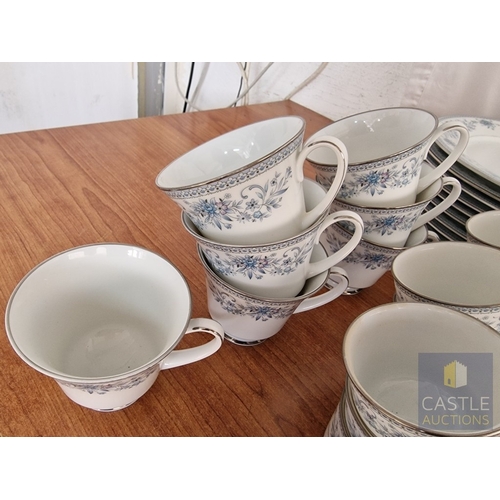 59 - Large Collection of Noritake 'Blue Hill' Tableware; Dinner & Tea Service, with Qty of Plates, Bowls,... 