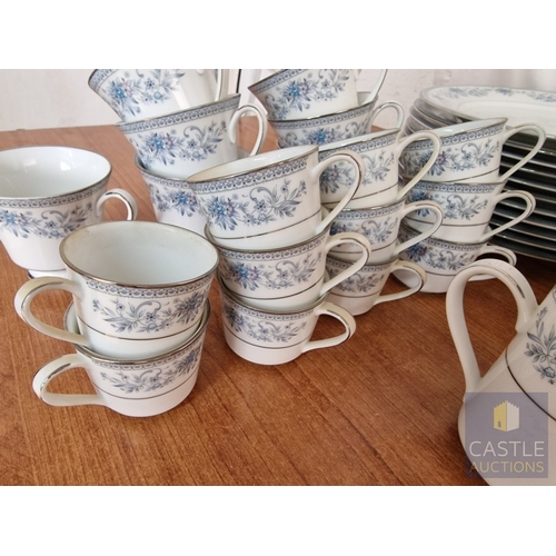 59 - Large Collection of Noritake 'Blue Hill' Tableware; Dinner & Tea Service, with Qty of Plates, Bowls,... 