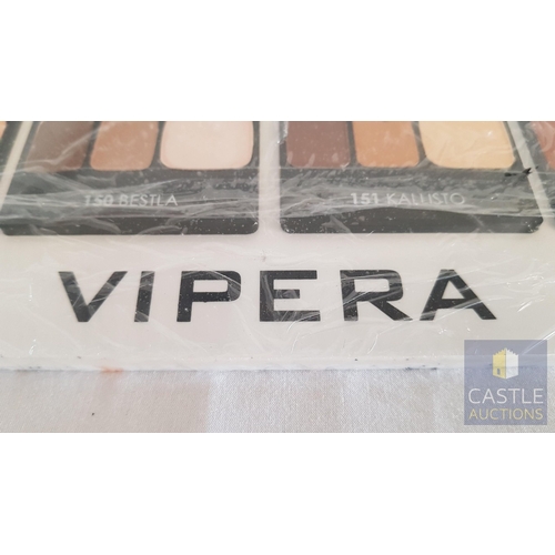 82A - VIPERA Large Eyeshadow Palettes in Variety of Vipera Makeup in Different Colors, See Multiple Photos... 