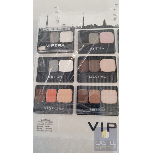 82A - VIPERA Large Eyeshadow Palettes in Variety of Vipera Makeup in Different Colors, See Multiple Photos... 