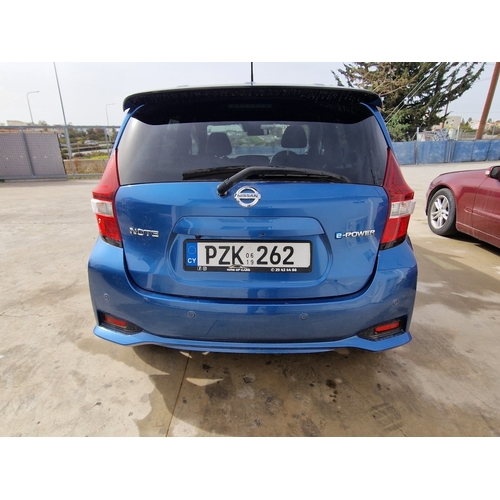 5A - Nissan Note e-power, (2019) Automatic, Hybrid, 106,000km, 5-Door Hatchback in Metallic Blue with Bla... 