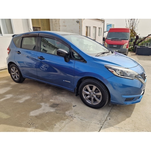 5A - Nissan Note e-power, (2019) Automatic, Hybrid, 106,000km, 5-Door Hatchback in Metallic Blue with Bla... 