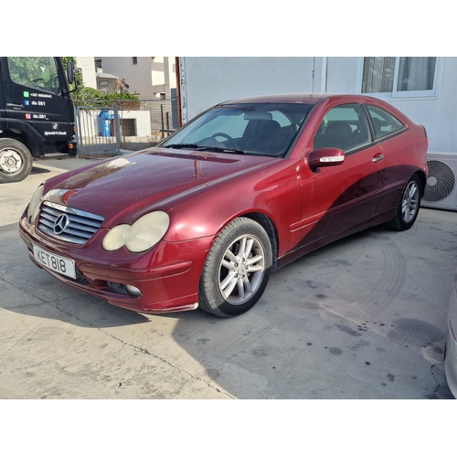 5B - Mercedes C180 Coupe, (2003), 1.8L Automatic, Petrol, * ONLY 53,000km! *, Cruise Control, A/C, Remote... 