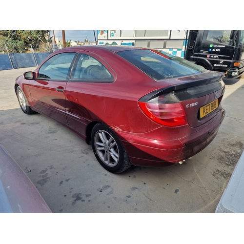 5B - Mercedes C180 Coupe, (2003), 1.8L Automatic, Petrol, * ONLY 53,000km! *, Cruise Control, A/C, Remote... 