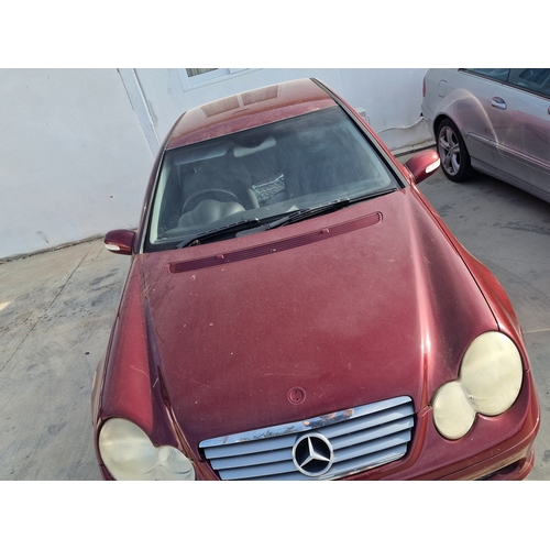 5B - Mercedes C180 Coupe, (2003), 1.8L Automatic, Petrol, * ONLY 53,000km! *, Cruise Control, A/C, Remote... 