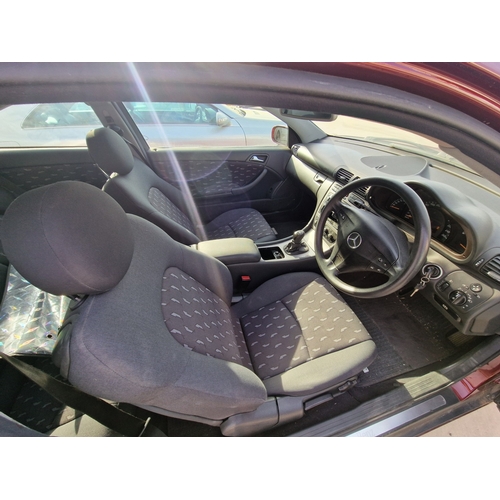 5B - Mercedes C180 Coupe, (2003), 1.8L Automatic, Petrol, * ONLY 53,000km! *, Cruise Control, A/C, Remote... 