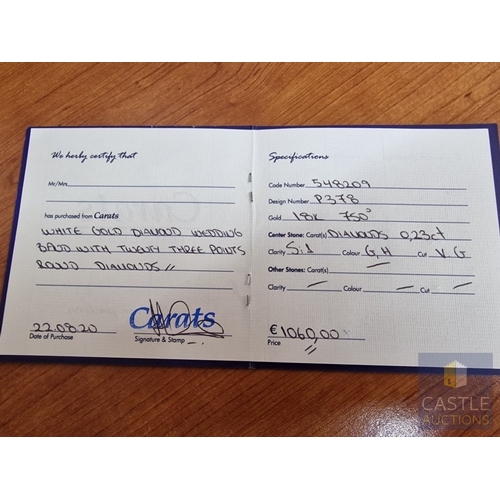 13 - Stunning, Perfectly Matched White Gold & Diamond Engagement Ring AND Wedding Band, by 'Carats', Cypr... 