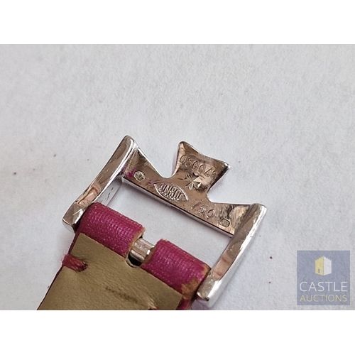 19A - Vacheron Constantin 'Egerie' 25540 18ct (750) White Gold & Diamond Bezel Tonneau Form Ladies Wrist W... 