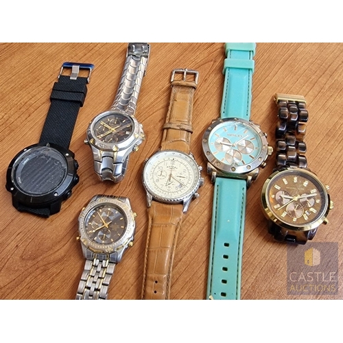 185 - Collection of Gent's Wrist Watches; Incl. Michael Kors, Rotary, Accurist, etc (see multiple catalogu... 