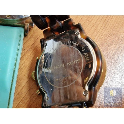 185 - Collection of Gent's Wrist Watches; Incl. Michael Kors, Rotary, Accurist, etc (see multiple catalogu... 