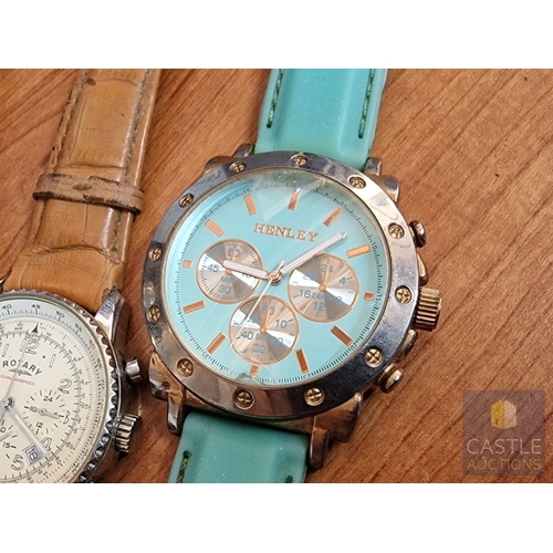 185 - Collection of Gent's Wrist Watches; Incl. Michael Kors, Rotary, Accurist, etc (see multiple catalogu... 