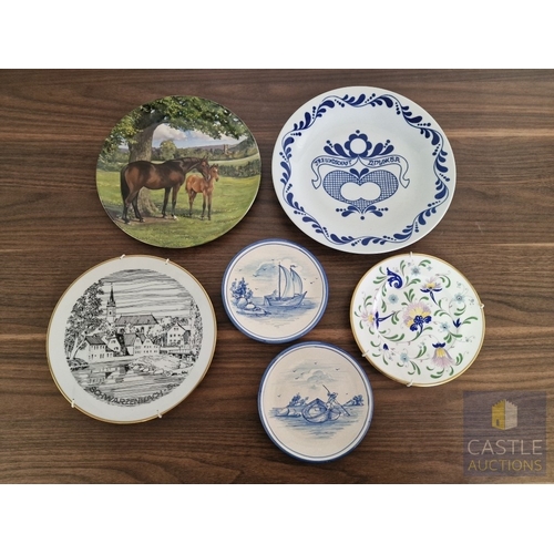 189 - Collection of 6 x Assorted Collectable Wall Plates, Incl. Coalport, Spode, Kronester, Artesia, and I... 