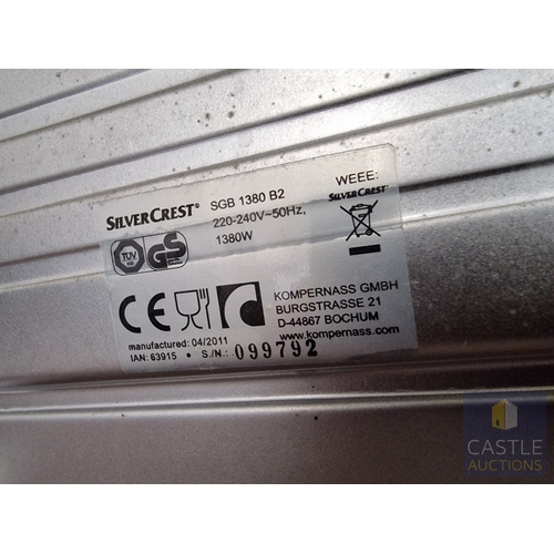 683G - SilverCrest Table / Counter Top Oven, (Model: SGB 1380 B2), * Basic Test & Working / Powers On *