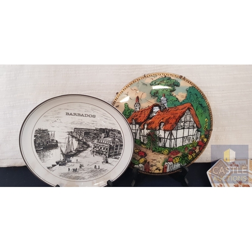 691F - 11 x Various Vintage Decorative & Commemorative Ceramic & China Plates.