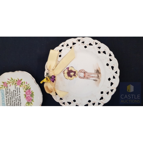 691F - 11 x Various Vintage Decorative & Commemorative Ceramic & China Plates.
