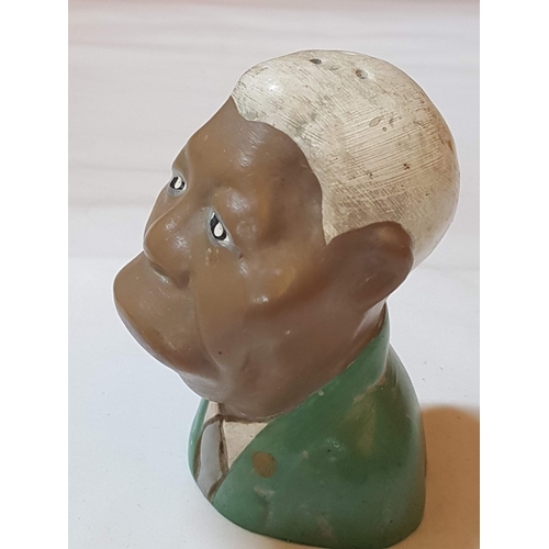 691G - Rare Vintage Ceramic Nelson Mandela Salt/Pepper Shaker, Circa 1990s. (Approx. H: 11.5cm)