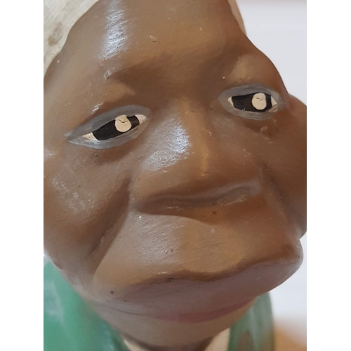 691G - Rare Vintage Ceramic Nelson Mandela Salt/Pepper Shaker, Circa 1990s. (Approx. H: 11.5cm)