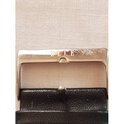 695G - Elle Women's Fashion Watch (Ref: 0104, 1487L) with Black Leather Strap and Silver Tone Case, Made Sw... 