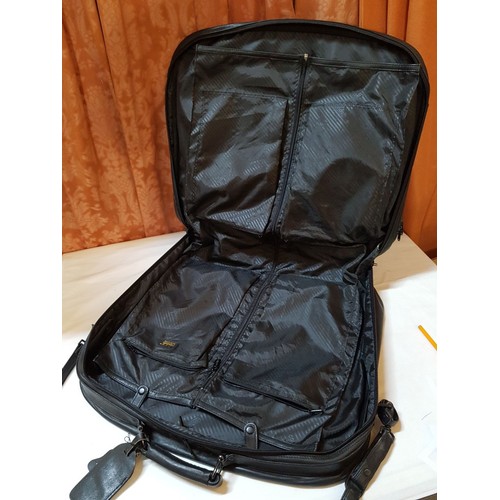 699G - 'Condotti' Hand Made, Genuine Leather Black (82725) Suit Bag