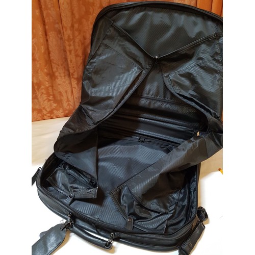 699G - 'Condotti' Hand Made, Genuine Leather Black (82725) Suit Bag
