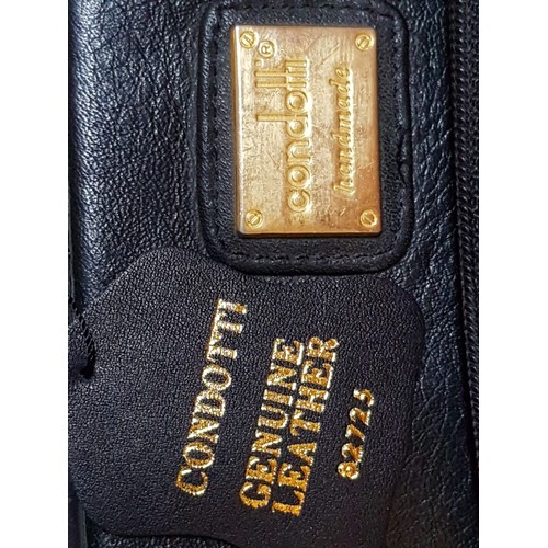 699G - 'Condotti' Hand Made, Genuine Leather Black (82725) Suit Bag