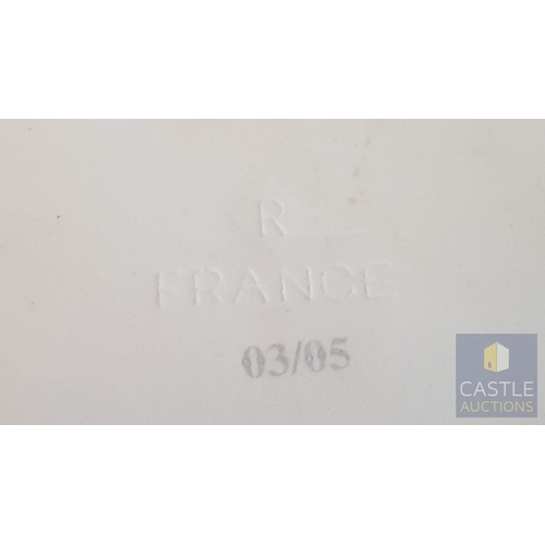 708F - Laurent Perrier Ceramic Trinket Dish/Ashtray (Approx. 15.5cm x 21cm).