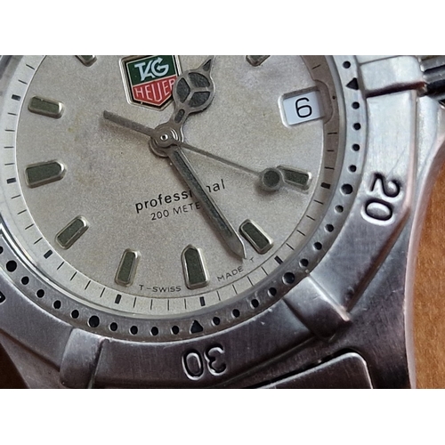 717G - TAG Heuer Professional 200 Meter Classic Gents Wrist Watch, (Ref: WK1212), Swiss Made, 34mm Stainles... 