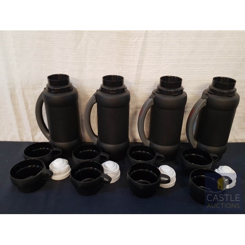 333 - 4x Double Cup Thermos Flasks (4).